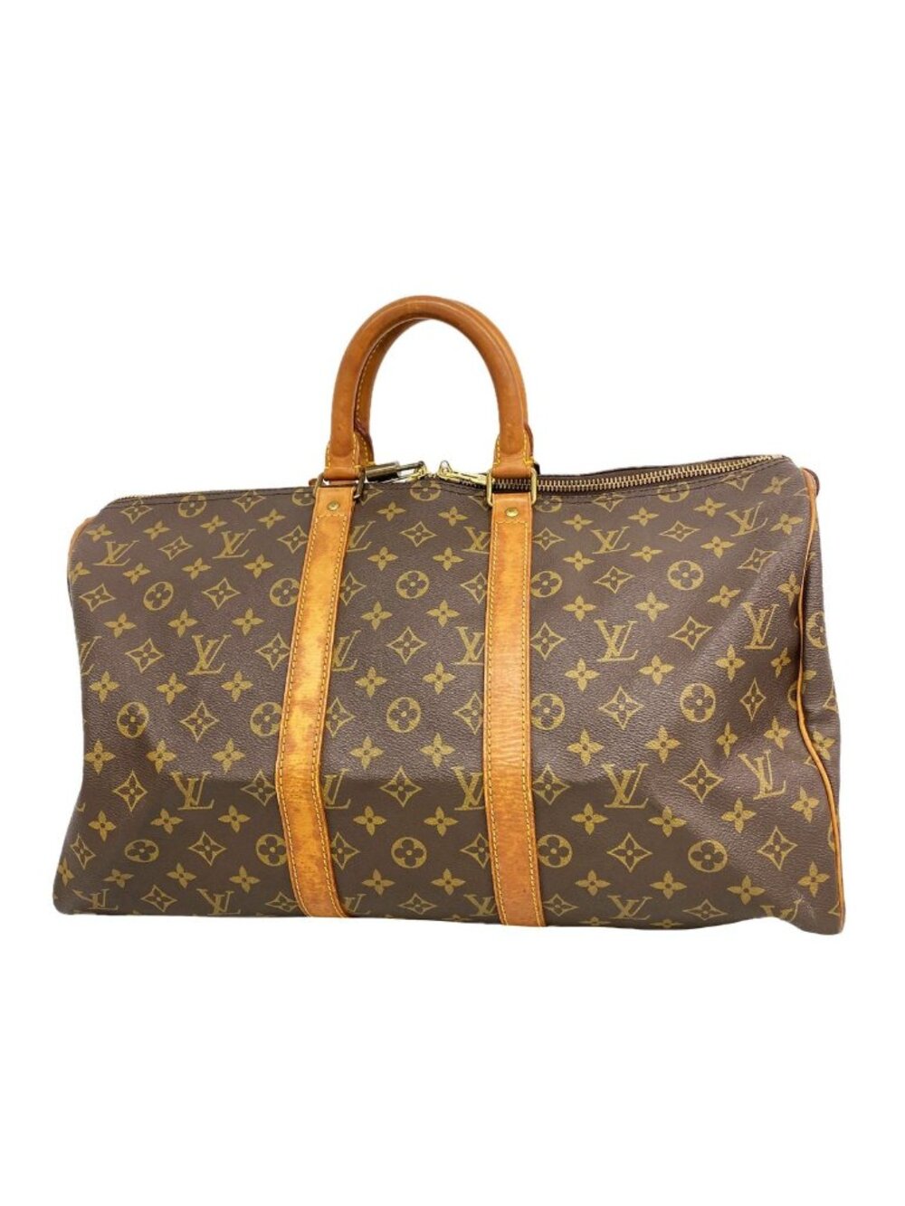 Louis Vuitton Boston Bag Monogram Keepall 45 Brown